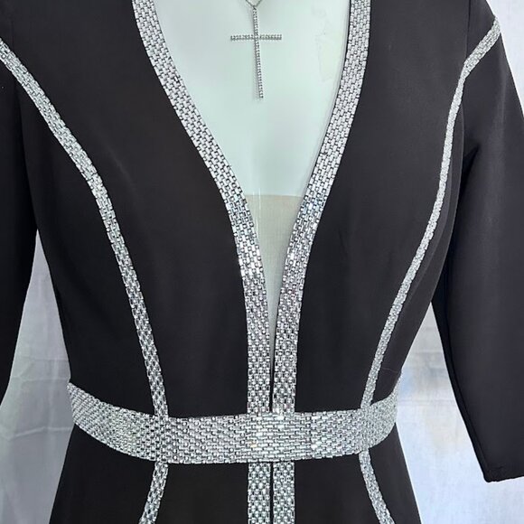 Tiffany Designs Black Dress - Picture 1 of 5